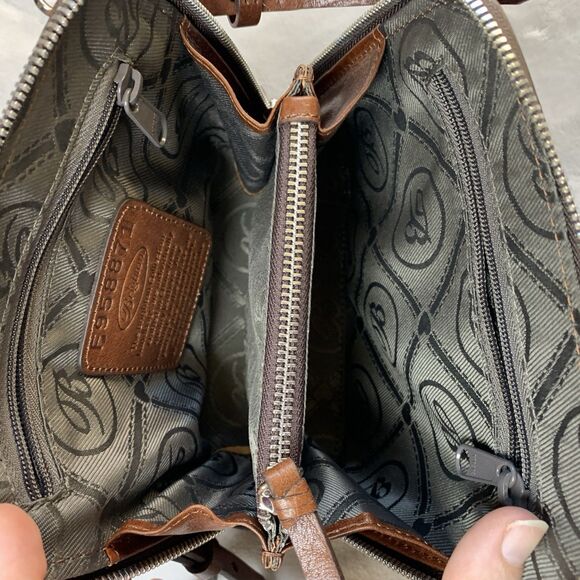 Rare BRIGHTON Ferrara Fina Mini Cross Body BROWN Smooth Leather F958871 - Picture 11 of 16